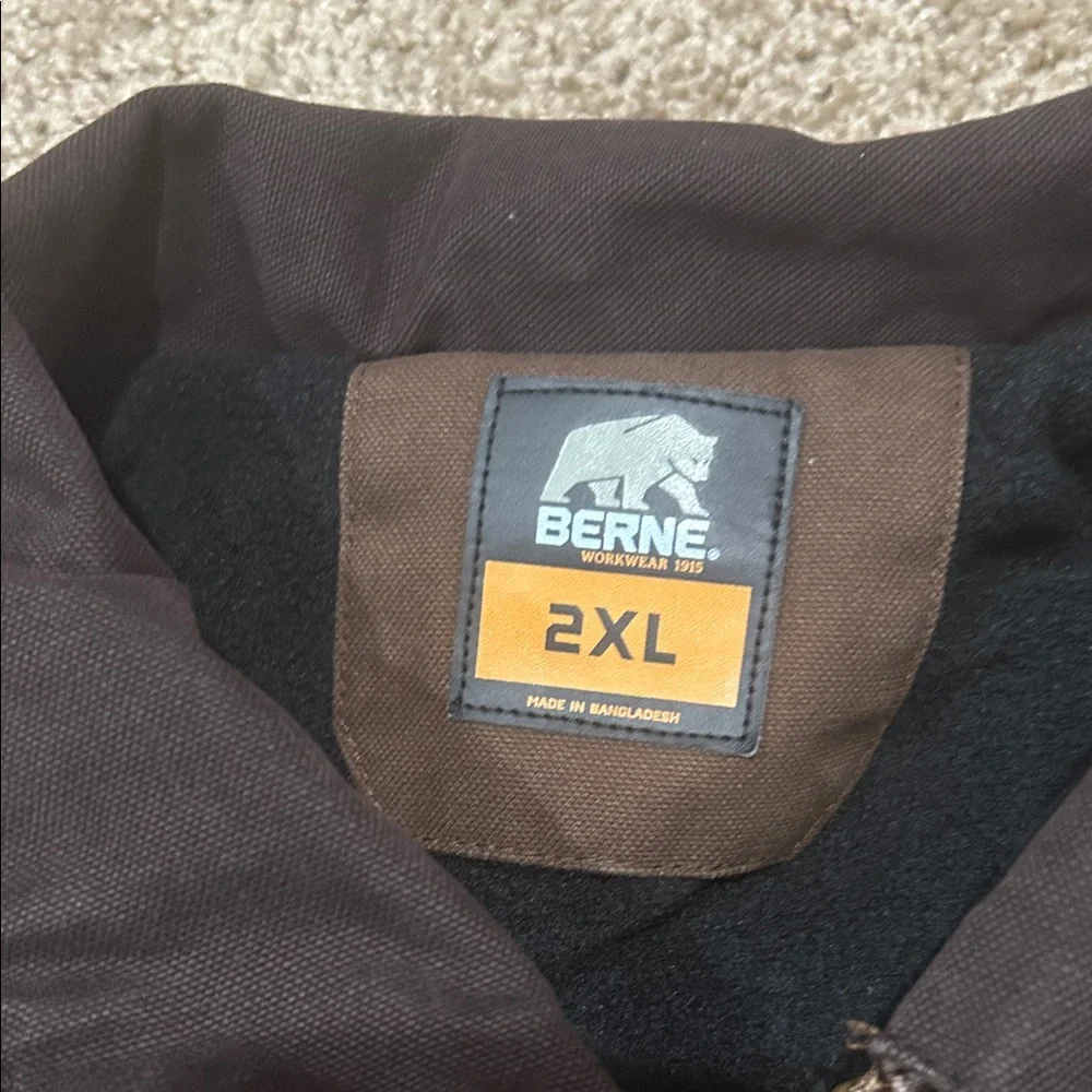 BERNE  Men's Chocolate Brown Lightweight Jacket